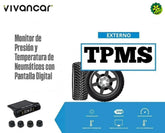Sistema TPMS Externo Hawk 4 sensores