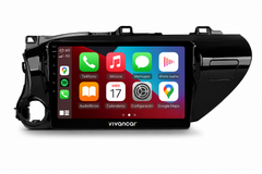 PANTALLA QLED TOYOTA HILUX 64GB/4GB 10" CON BISEL