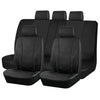 SET CUBREASIENTO ECOCUERO  NEGRO 4 MM + ESPONJA