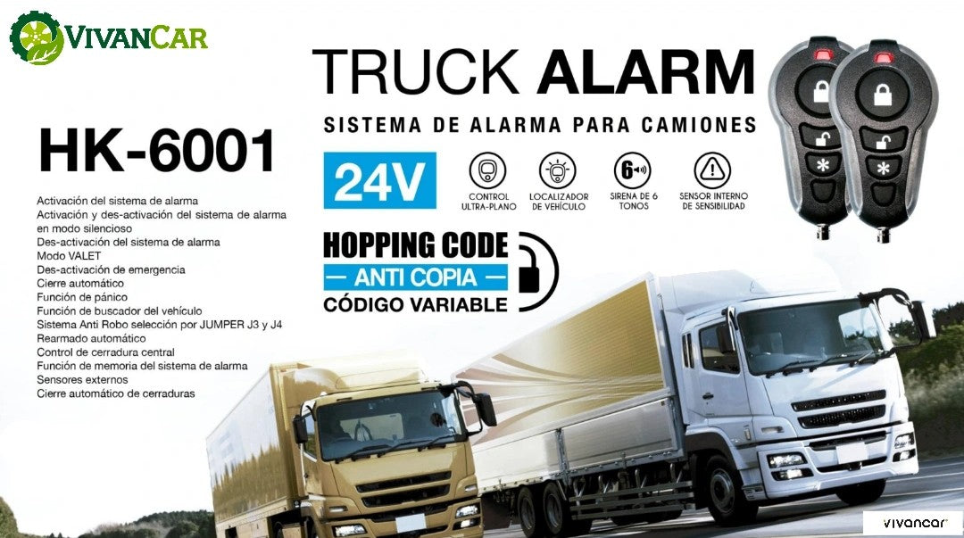 Alarma Hawk 24v HK-6001