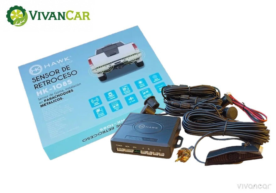 Sensor de Retroceso Hawk HK-108S 12V