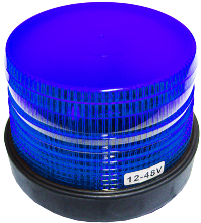 Baliza Apernada 40 LED Azul 12-36V 132x110mm